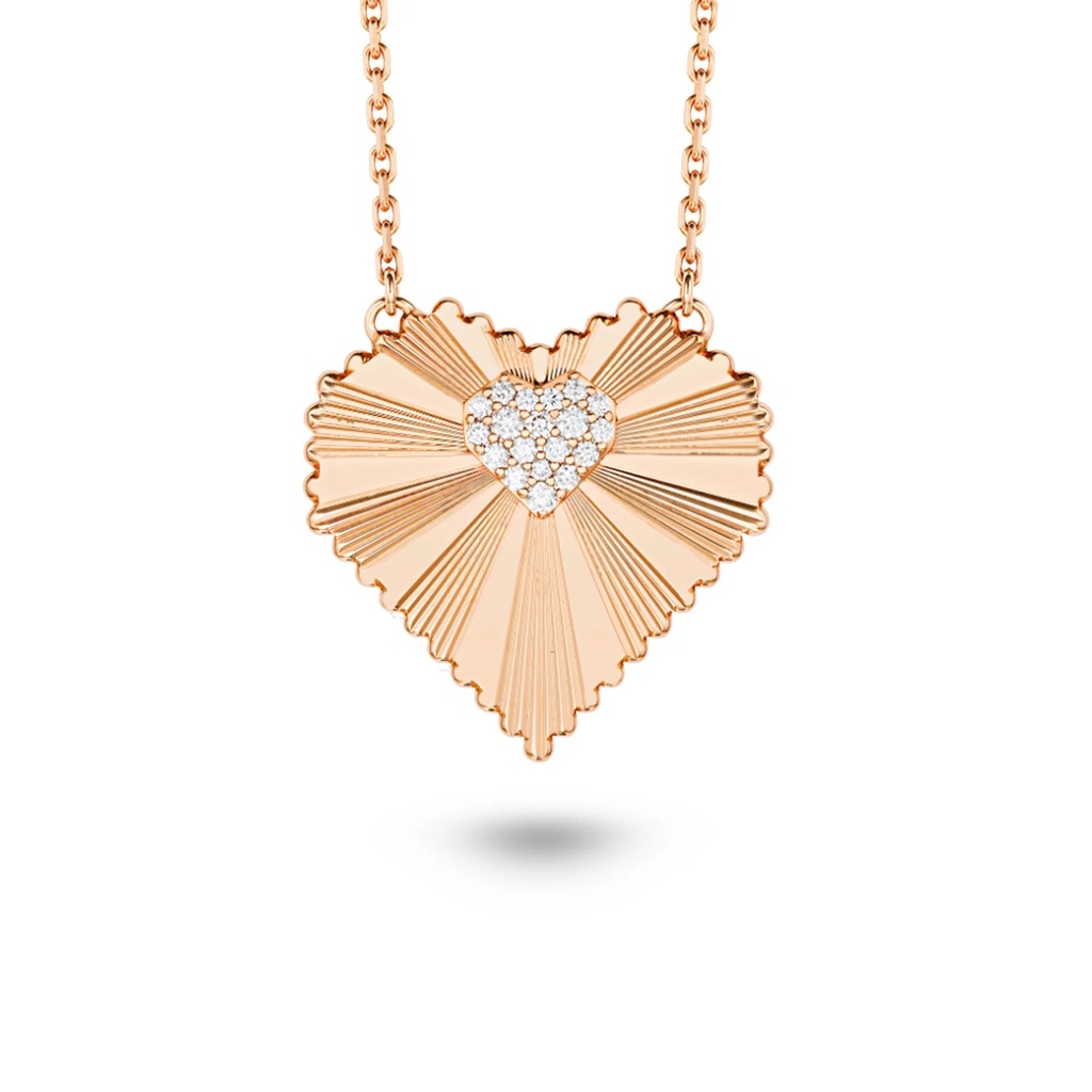 Marceline Medium Heart Of The World Necklace AN034APG-MR #3