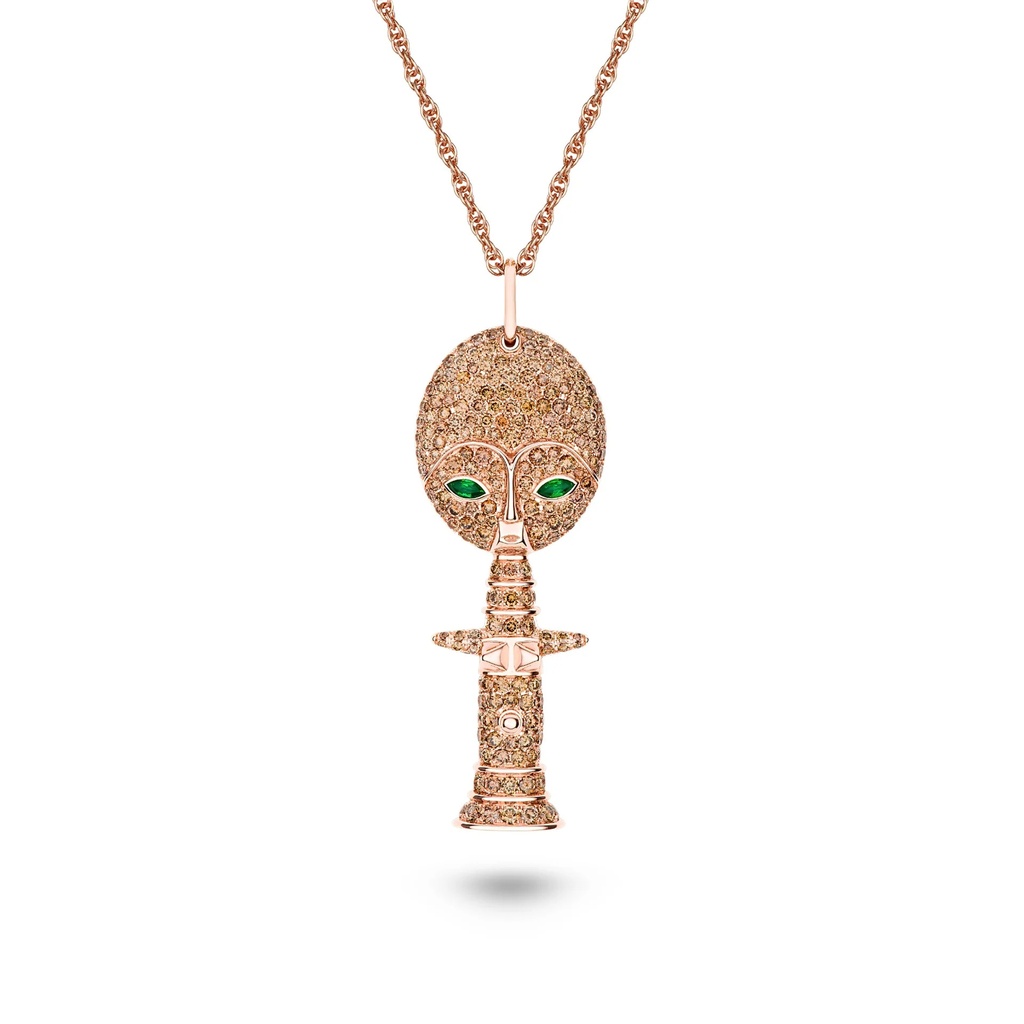 Marceline Mother Moon Goddess Necklace P055APG-MR/CH