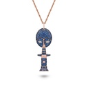 Marceline Mother Moon Goddess Necklace P055BPG-MR/CH