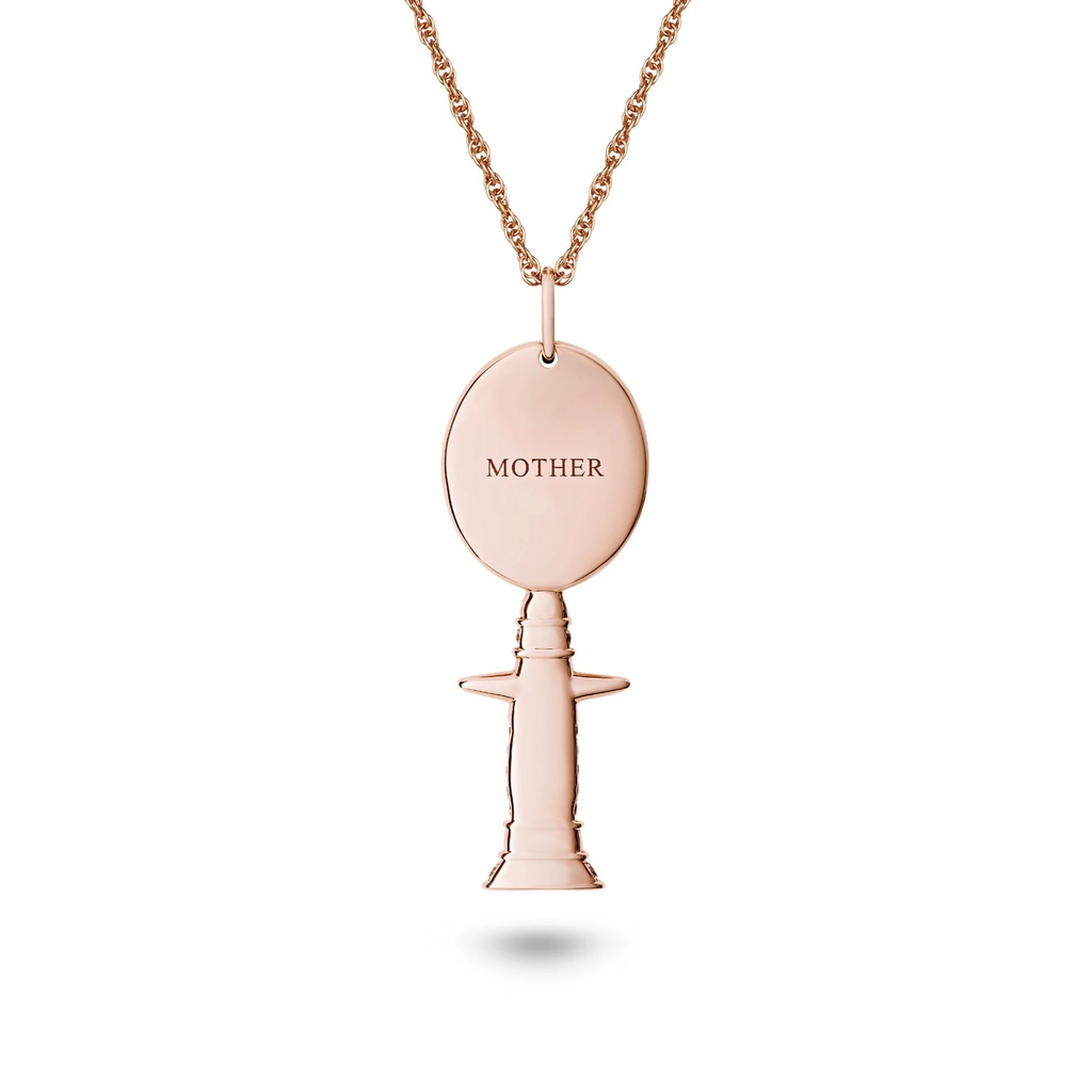 Marceline Mother Moon Goddess Necklace P055BPG-MR/CH #2