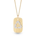 Marceline Recycle Necklace P059AYWG/CH017YG70