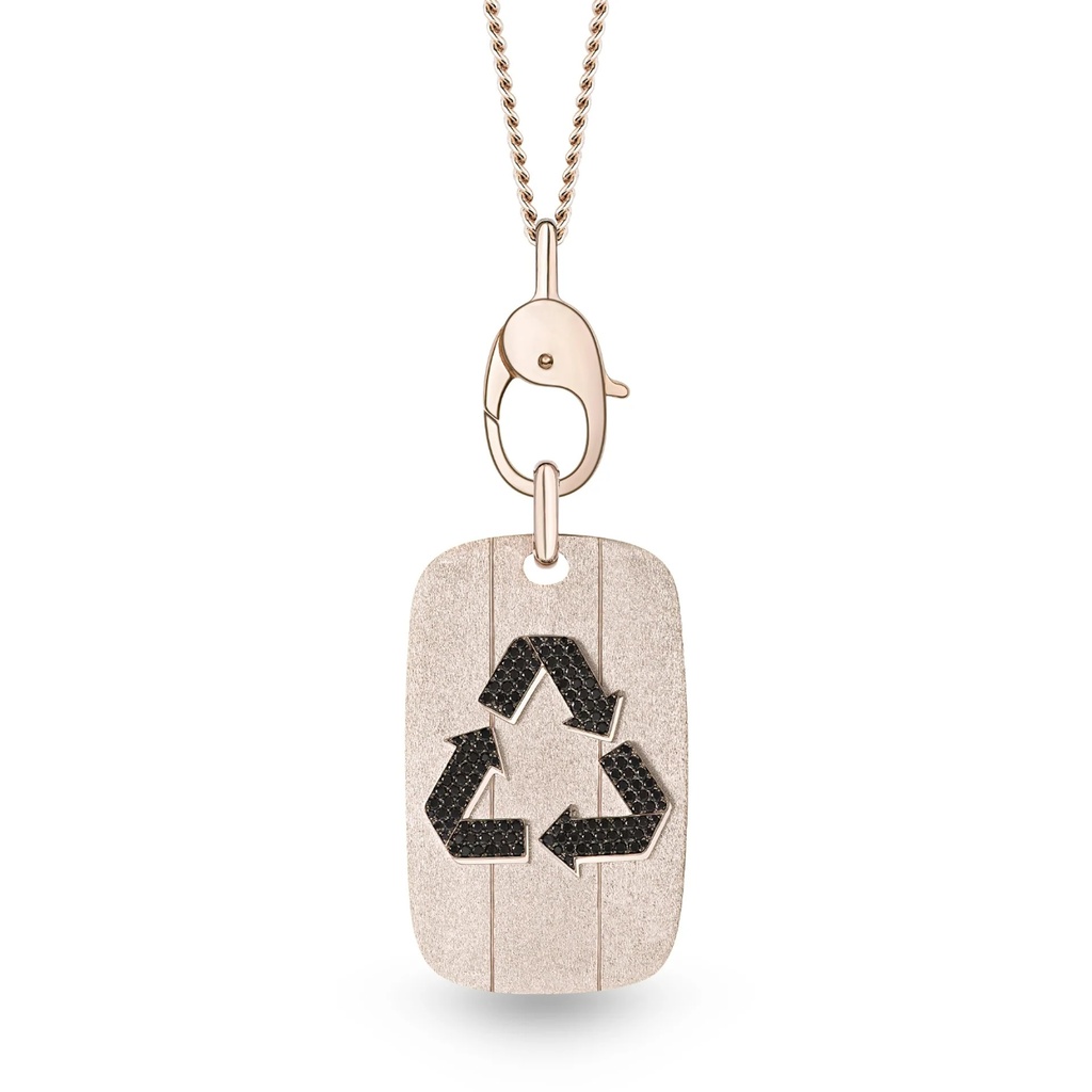 Marceline Recycle Necklace P059BWG-MR/CH017