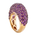 Piranesi Rose Gold Dome Ring - Amethyst #2