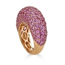 Piranesi Rose Gold Dome Ring - Pink Sapphire #2