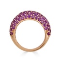 Piranesi Rose Gold Dome Small Ring - Amethyst #2