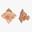 Piranesi Rose Gold Oro Fiore Large Flower Earrings E5179-RG #2