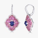 Piranesi Rose Gold Pasha Drop Earrings - Blue Sapphire E5132BPOV-RWG #2