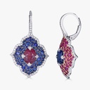 Piranesi Rose Gold Pasha Drop Earrings - Ruby E5132ROVBEC-WRBG #2