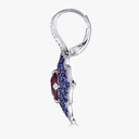 Piranesi Rose Gold Pasha Drop Earrings - Ruby E5132ROVBEC-WRBG #3