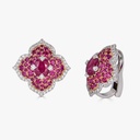 Piranesi Rose Gold Pasha Stud Earrings - Ruby E5136-OVRUB #2