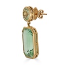 Piranesi Rose Gold Pietra Drop Earrings - Green Amethyst E4634-GRAM #2