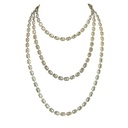 Piranesi Rose Gold Pietra Emerald Cut Chain Necklace - Green Amethyst N5999-GRAM72