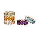 Piranesi Rose Gold Pietra Oval Eternity Band - Amethyst #2