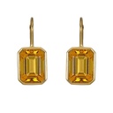 Piranesi Rose Gold Pietra Single Drop Earrings E5350-CIT