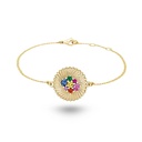 Marceline Seven Sisters Rainbow Bracelet AB007BMSYG-MR