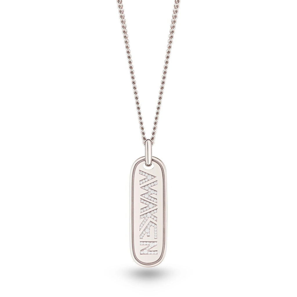 Marceline Small Diamond Awaken Necklace P049CWG-MR/CH