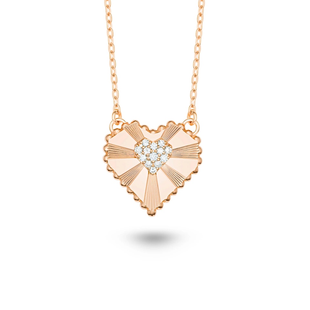 Marceline Small Heart Of The World Necklace AN035AYG-MR #2