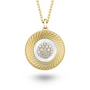 Marceline Taygeta White Pearl Necklace P062CWMYG-CH-PGM010YG55