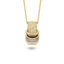Marceline The Akasha Necklace With Diamonds P066AYPWG-CH019YG42
