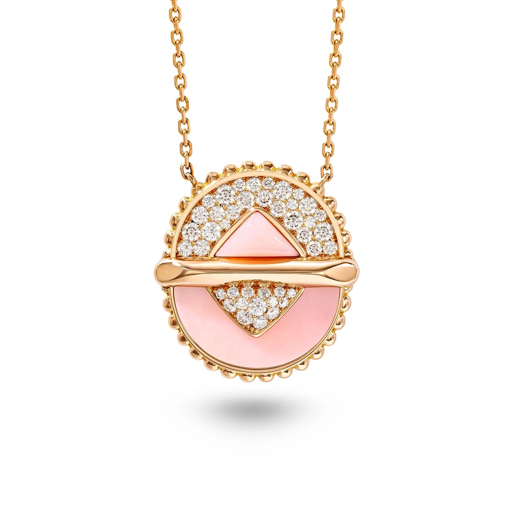 Marceline Vice Versa Necklace In Pink Opal Vice Versa Necklace In Pink Opal