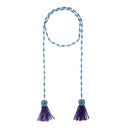 Piranesi White Gold Capri Tassel Lariat - Amethyst N5917-AM/TURQ #2