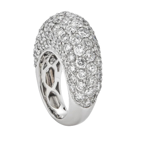 Piranesi White Gold Dome Ring #2