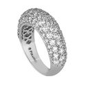 Piranesi White Gold Dome Small Ring