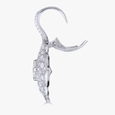 Piranesi White Gold Pasha Drop Earrings E5132WDCU-WG #4