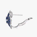 Piranesi White Gold Pasha Stud Earrings - Blue Sapphire E5136 #4