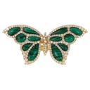 Piranesi Yellow Gold Capri Butterfly Ring - Malachite