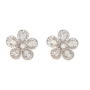 Piranesi Yellow Gold Classic Flower Earrings E5045-DIA/YG