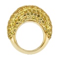 Piranesi Yellow Gold Dome Ring - Yellow Sapphire