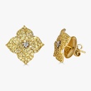 Piranesi Yellow Gold Fiore Large Flower Earrings - Yellow Sapphire E4673-YS #2