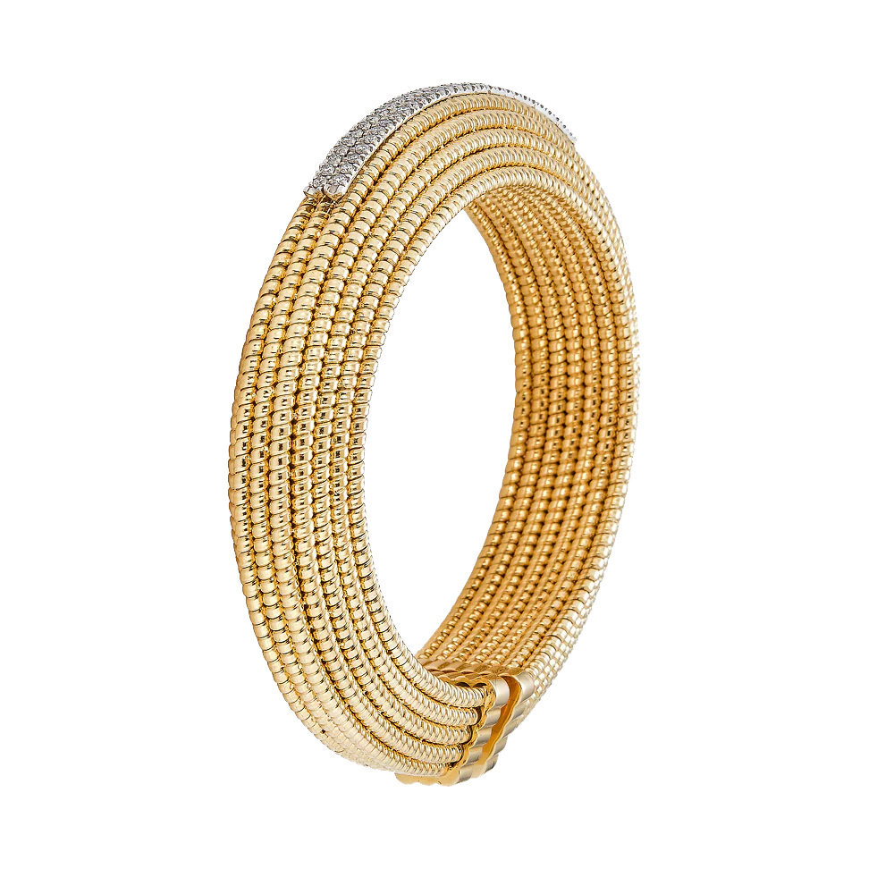 Piranesi Yellow Gold Oro Coil Bracelet B4427