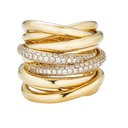 Piranesi Yellow Gold Oro Wave Ring