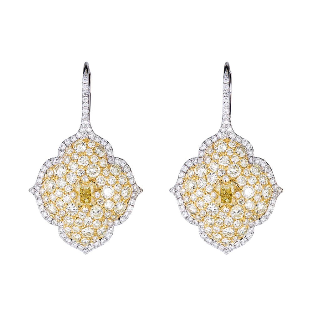 Piranesi Yellow Gold Pasha Drop Earrings E5132