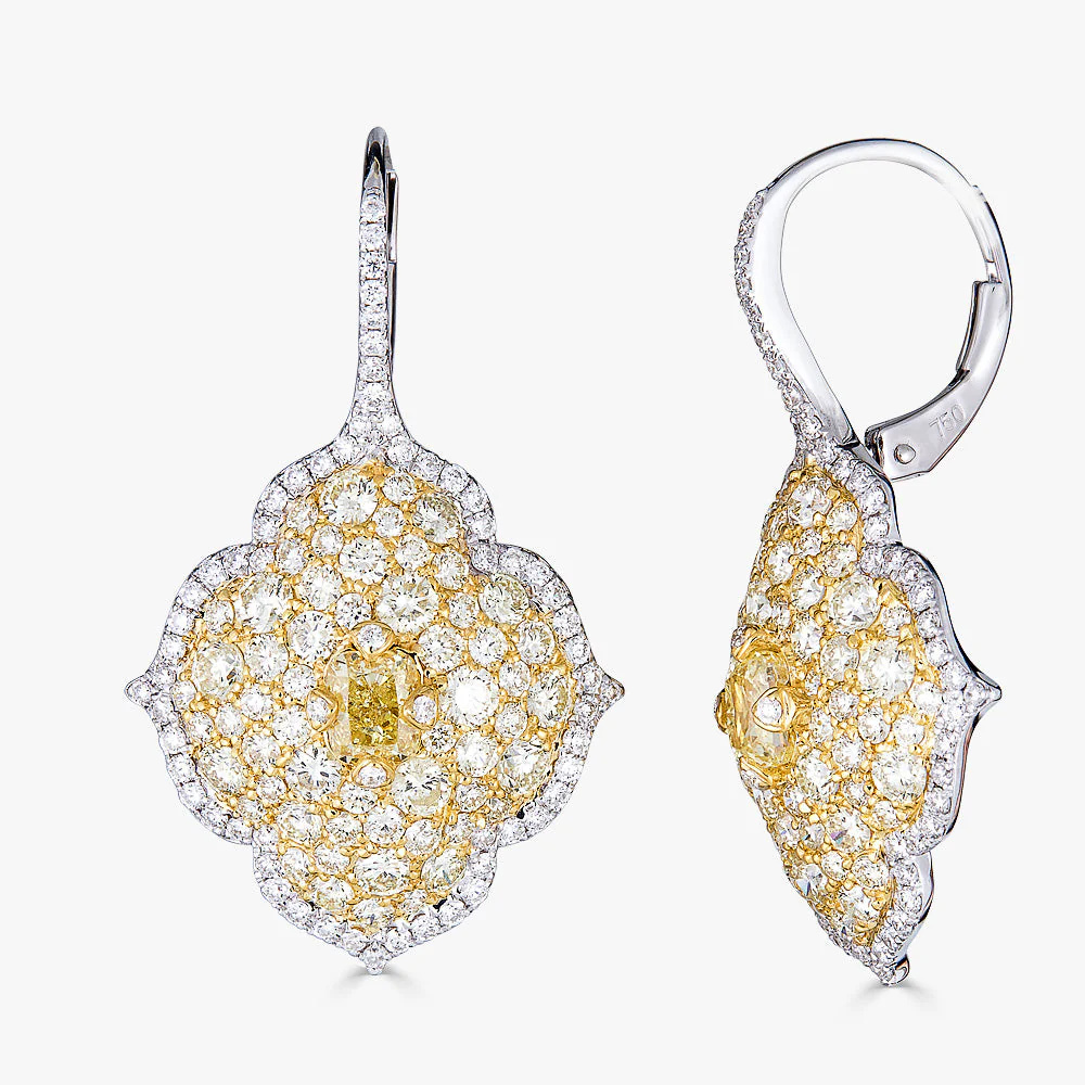 Piranesi Yellow Gold Pasha Drop Earrings E5132 #2