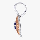 Piranesi Yellow Gold Pasha Drop Earrings - Orange Sapphire E5132BOVOR-YWG #3