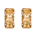 Piranesi Yellow Gold Pietra Huggie Earring - Yellow Citrine E5371-CIT