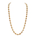 Piranesi Yellow Gold Pietra Oval Chain Necklace - Yellow Citrine N5735-CIT24