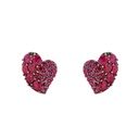 Piranesi Yellow Gold Wave Heart Small Earring E5017-RUB