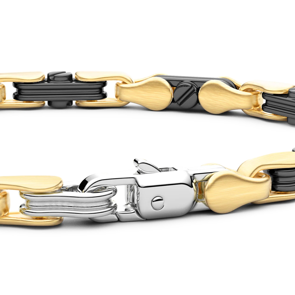 Zancan Zancan 18K Gold And Black Ceramic Bracelet KB037 #2