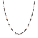 Zancan Zancan 18K Gold And Black Ceramic Necklace KC061-60