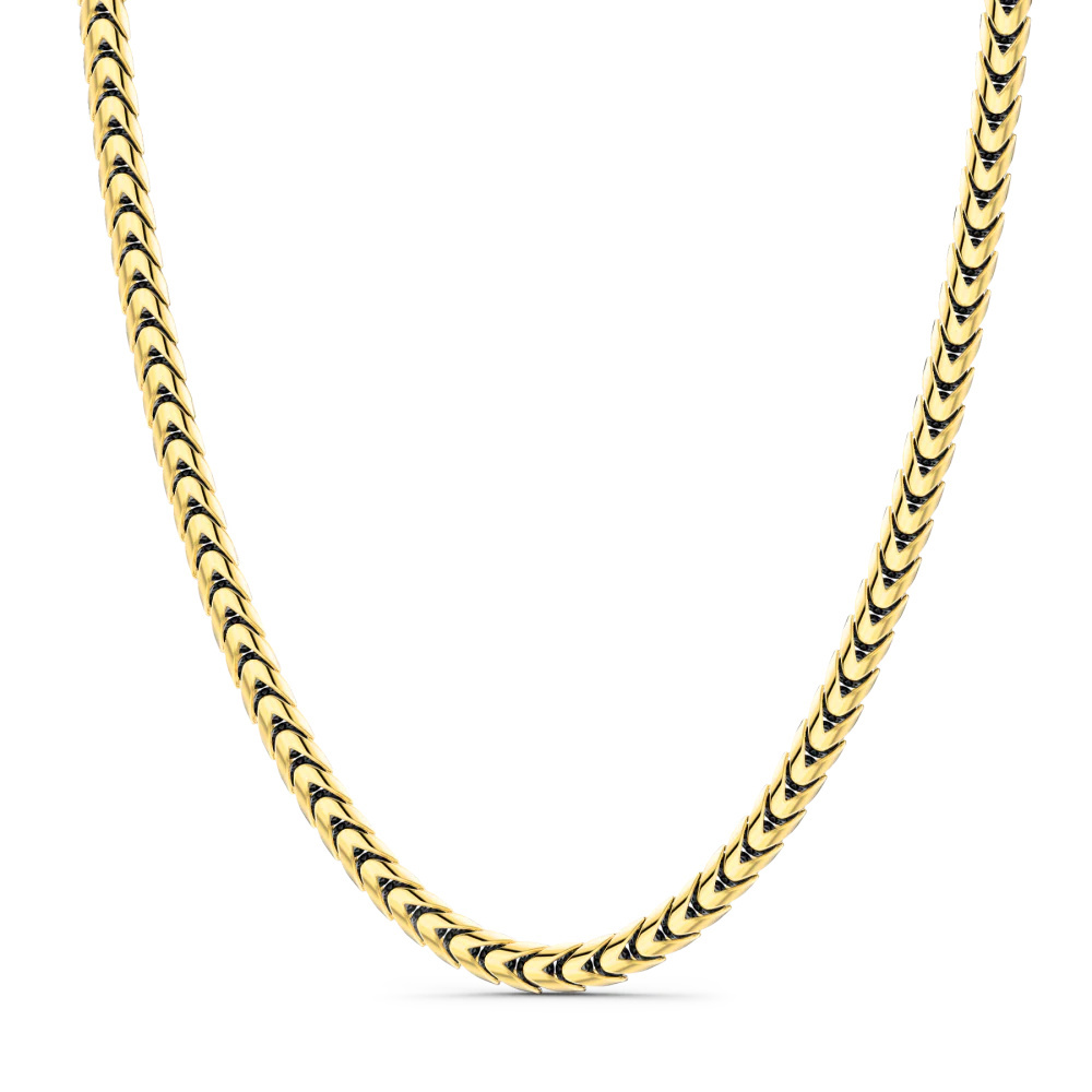 Zancan Zancan 18K Gold And Black Ceramic Necklace KC065G-N55