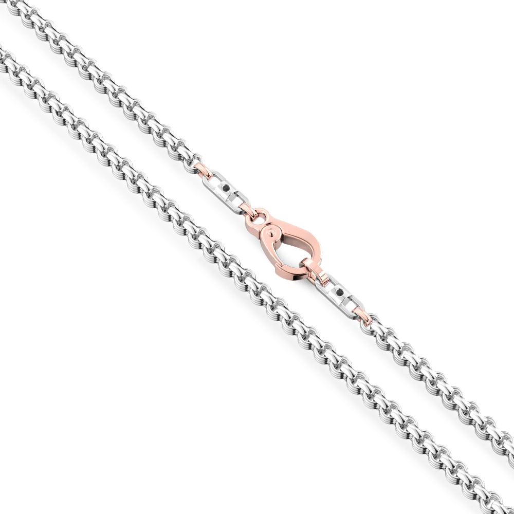 Zancan Zancan 18K Gold Necklace With Black Diamond Cross Pendant EC955 #3