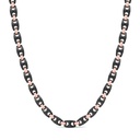 Zancan Zancan 18K Gold, Diamonds And Black Ceramic Necklace KC063