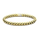 Zancan Zancan Bracelet In 18K Gold And Black Ceramic KB049