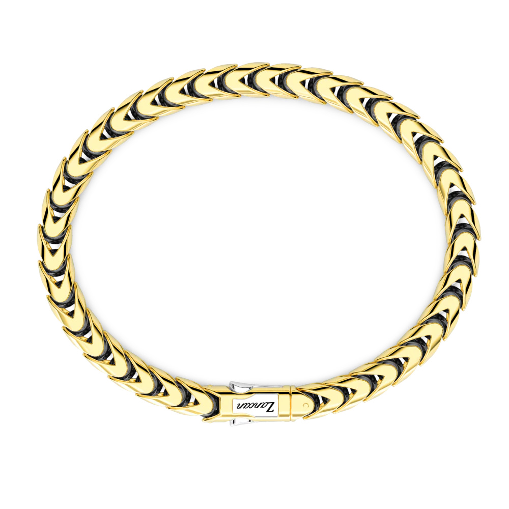 Zancan Zancan Bracelet In 18K Gold And Black Ceramic KB049 #2