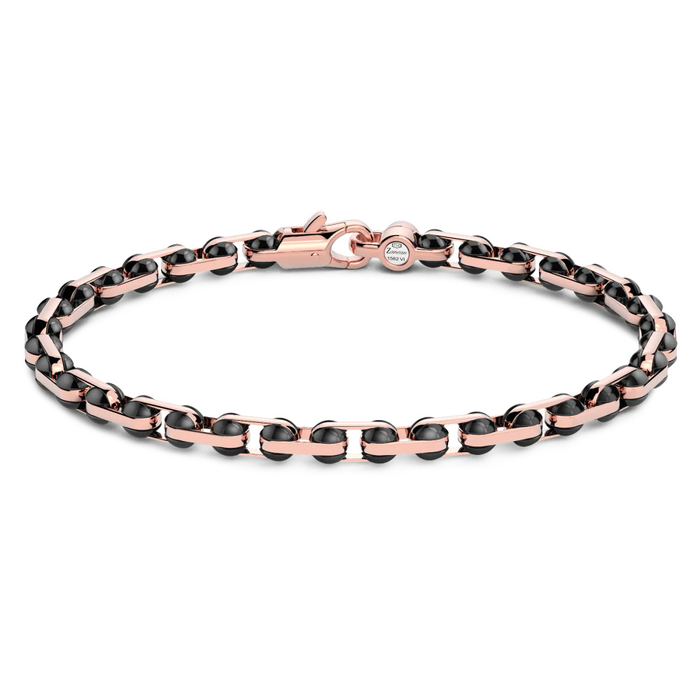 Zancan Zancan Bracelet In 18K Gold And Black Ceramic KB054R-N