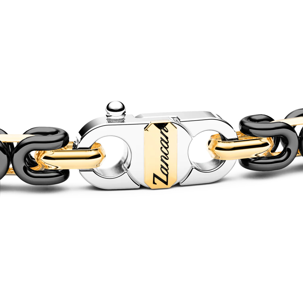 Zancan Zancan Bracelet In 18K Gold And Black Ceramic KB056G-N #2